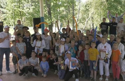 «Казачья удаль» в детском оздоровительном лагере «Дружба»